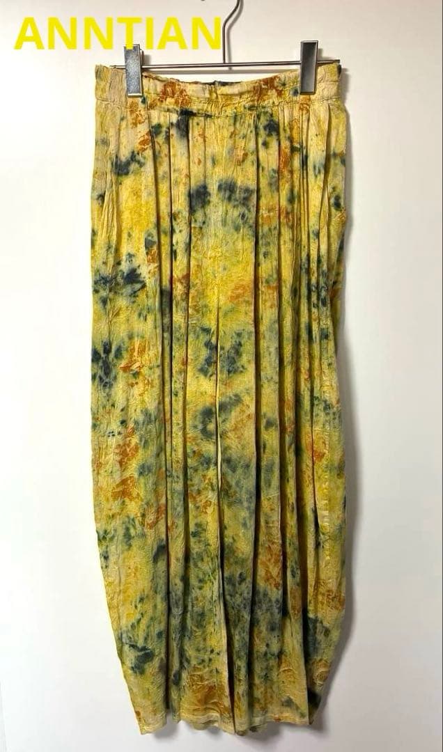 ANNTIAN S 100% PEACE SILK カジュアルパンツ