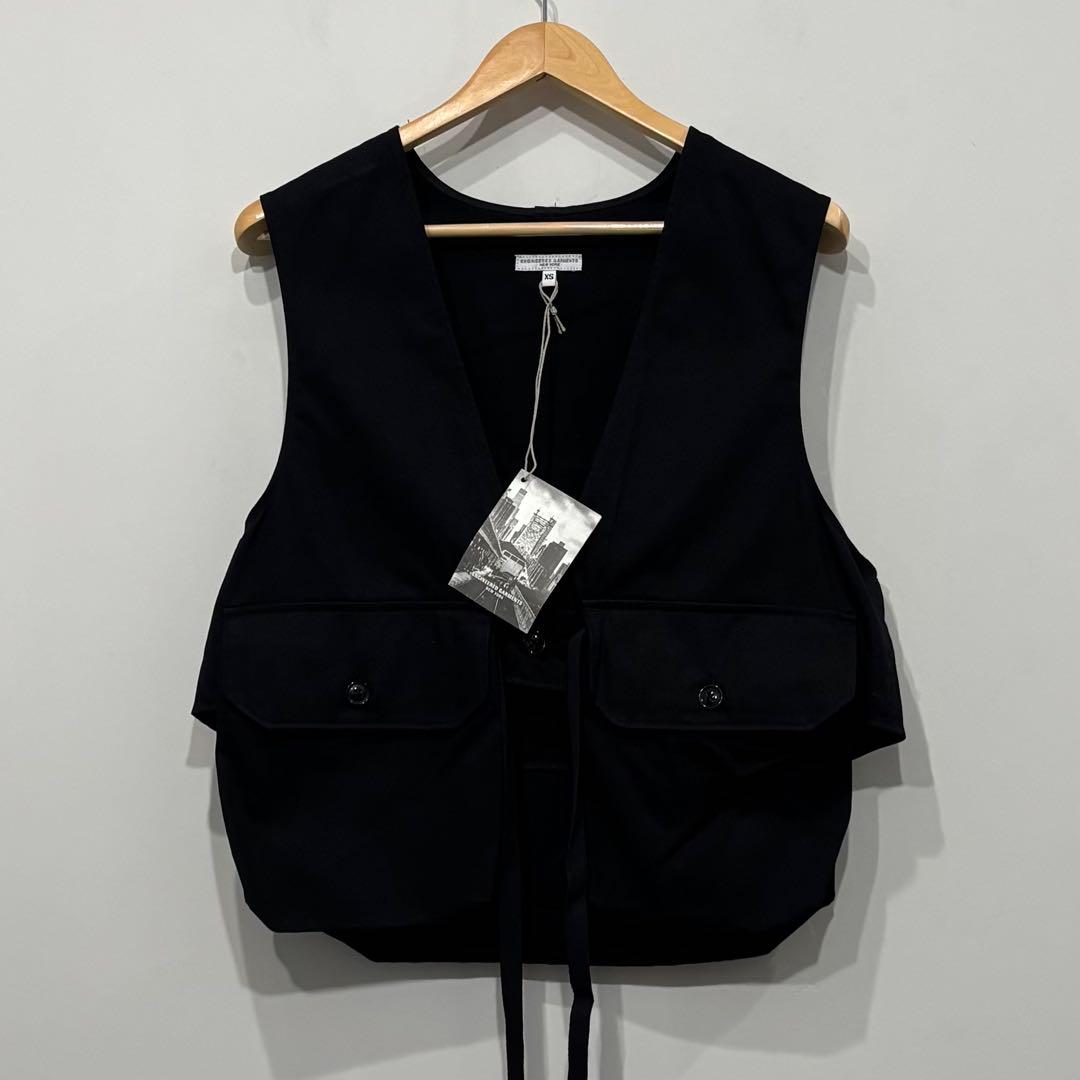 新品 ENGINEERED GARMENTS FOWL VEST XS ブラック