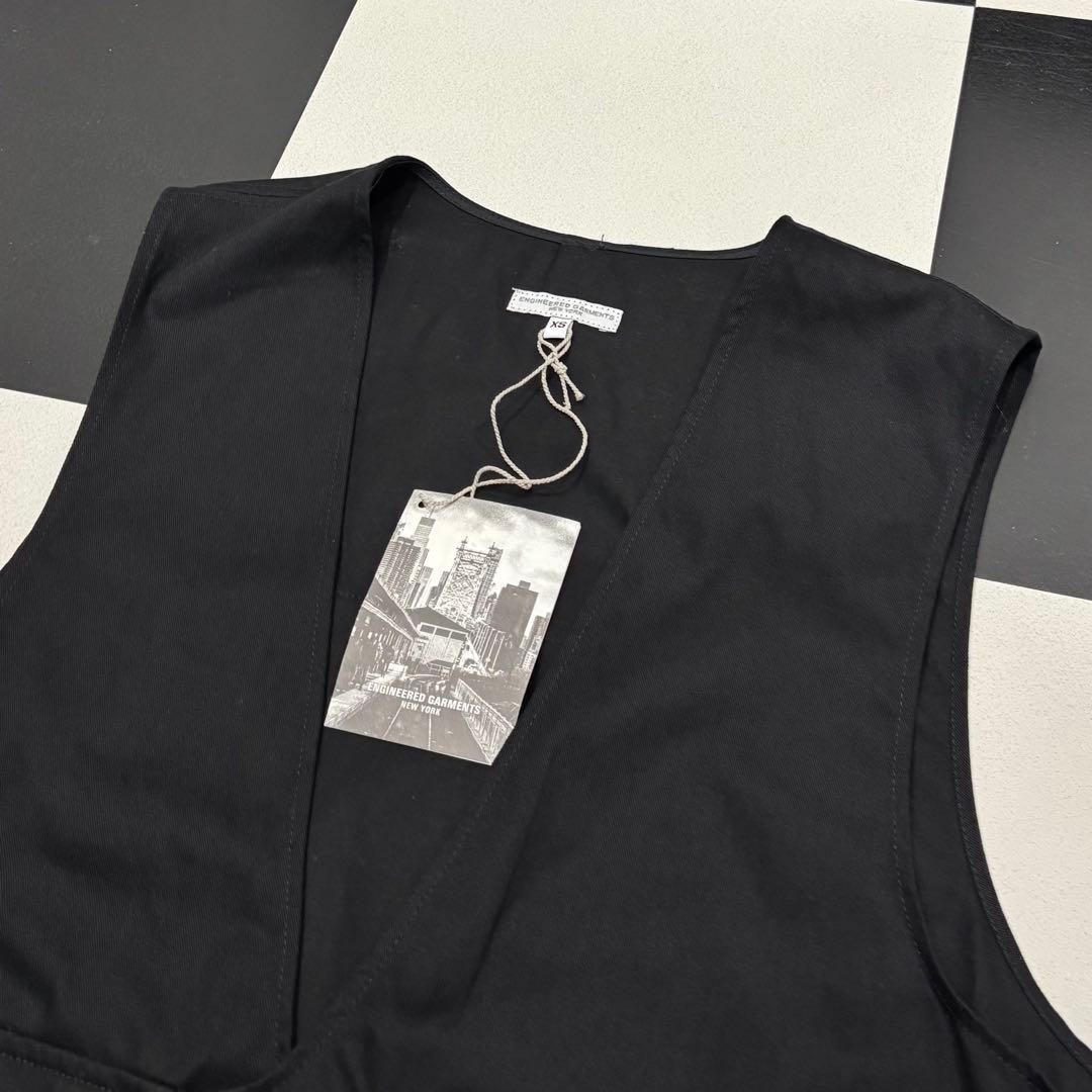 新品 ENGINEERED GARMENTS FOWL VEST XS ブラック
