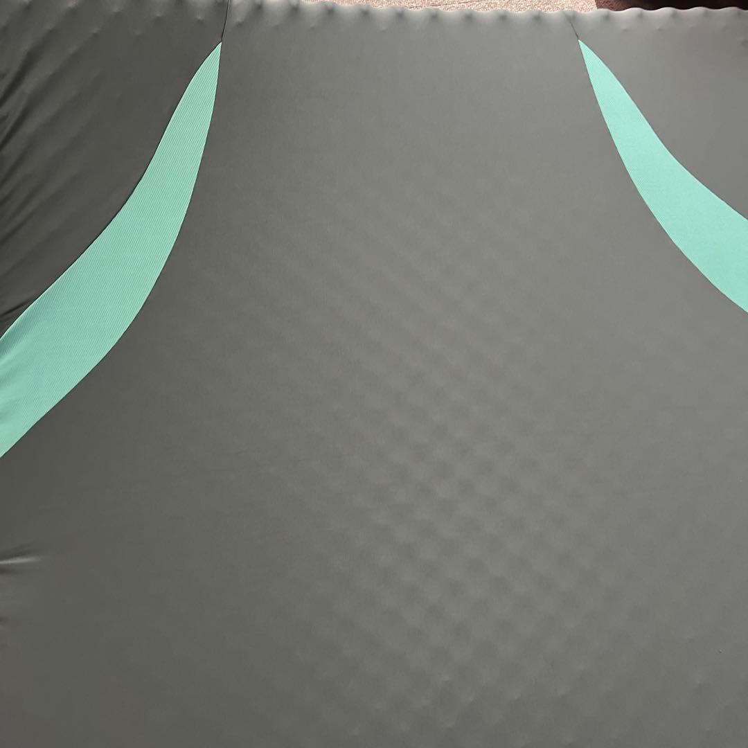 ダブルサイズ エアーマットレス グレー×ミント　数回使用