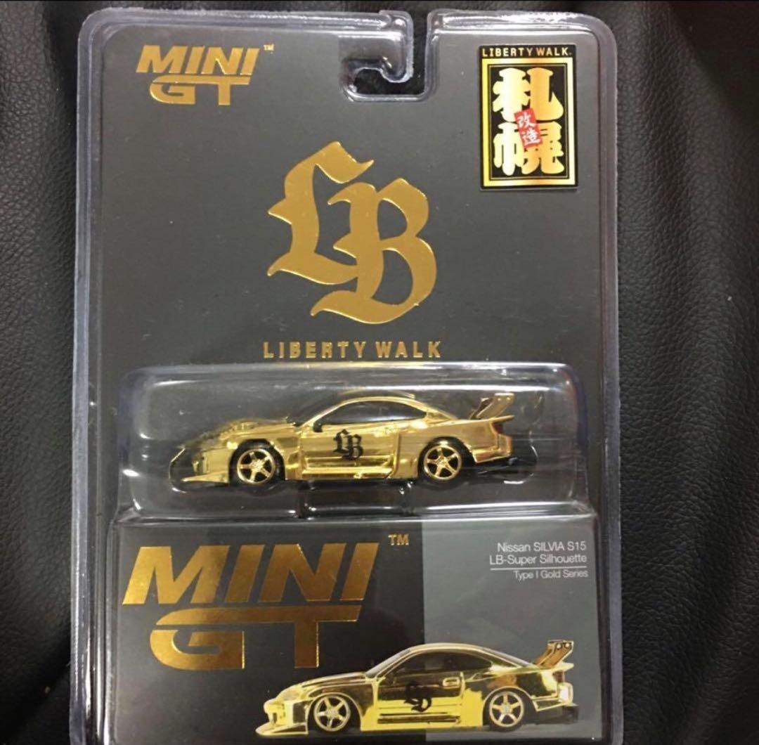 MINI GT Nissan Silvia S15 ゴールド リバティーウォーク
