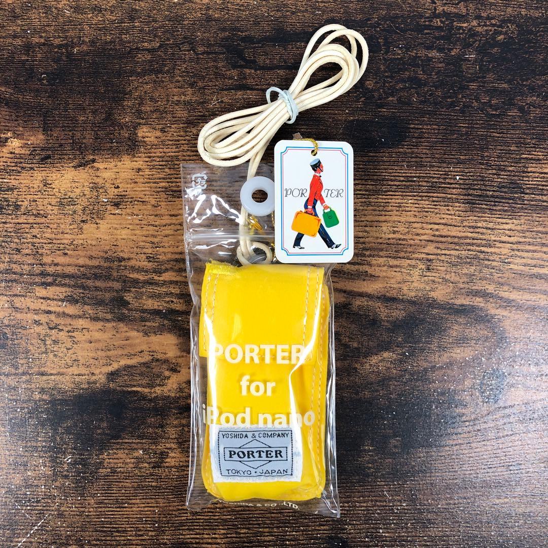 タグ付き PORTER for iPod NANO 黄色 イエロー