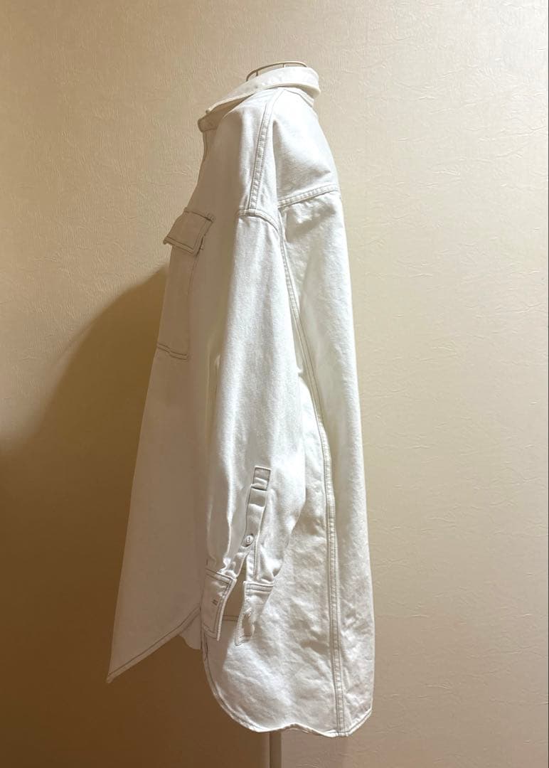 【美品】Whim Gazette　DENIM 白デニムジャケット