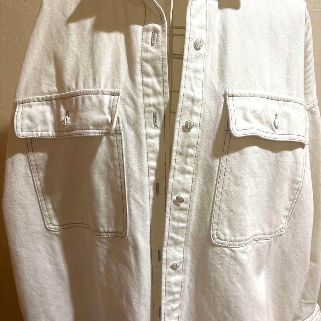 【美品】Whim Gazette　DENIM 白デニムジャケット