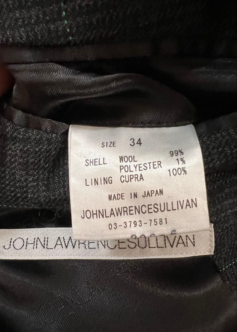 【値下げ】JOHNLAWRENCESULLIVANウールテーラードジャケット34