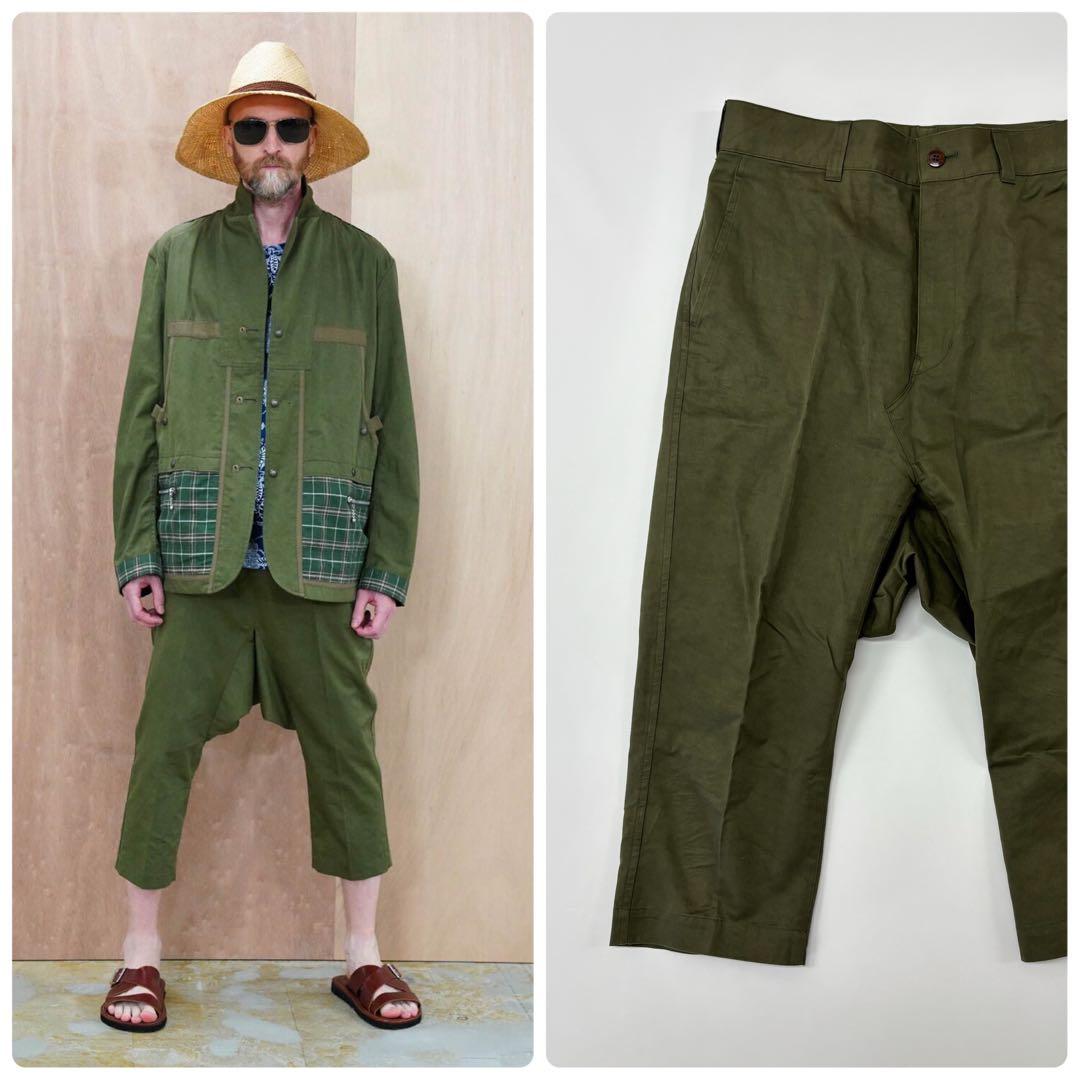 22ss ジュンヤ ワタナベ ギャルソン マン チノ サルエル パンツ M