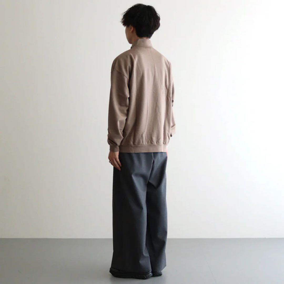 トップス ELASTIC HIGH GAUGE SWEAT HALF ZIP 4