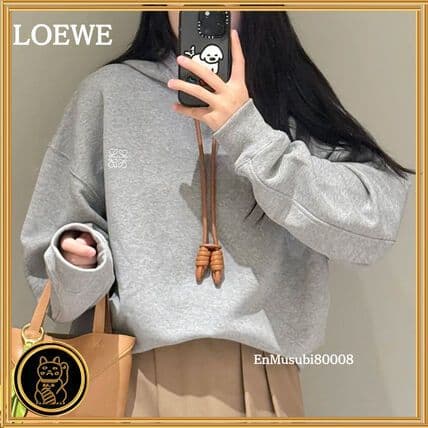 ロエベ LOEWE リラックスフィットフーディ グレー