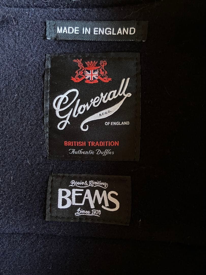 GLOVERALL ダッフルコート +BEAMS M ネイビー