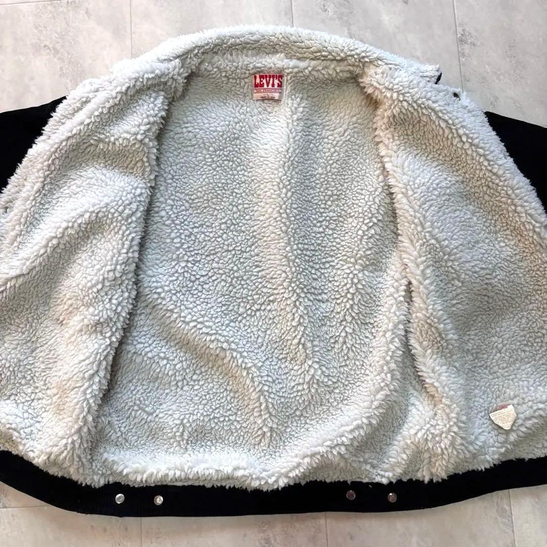 【Vintage】リーバイス ブラック コーズボアジャケット USA製 40