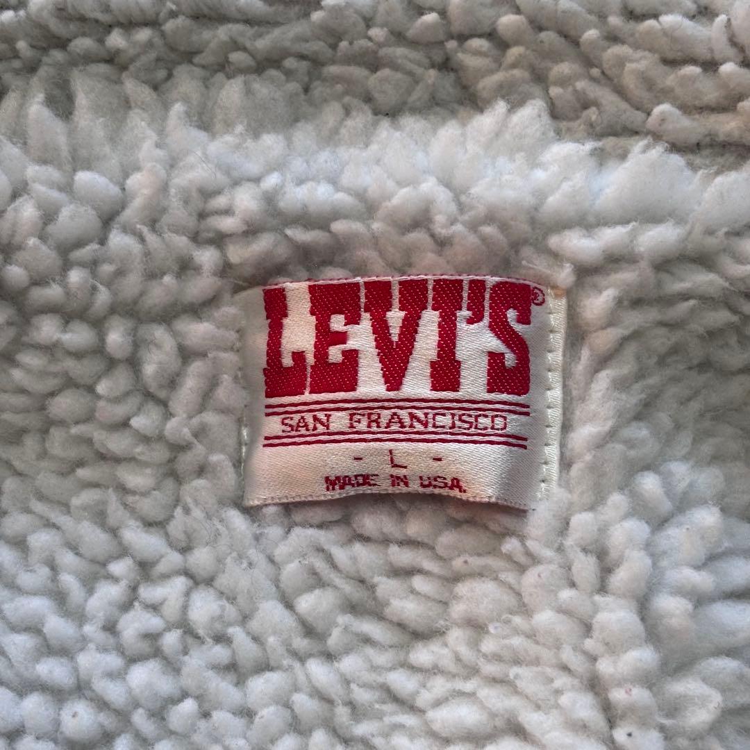 【Vintage】リーバイス ブラック コーズボアジャケット USA製 40