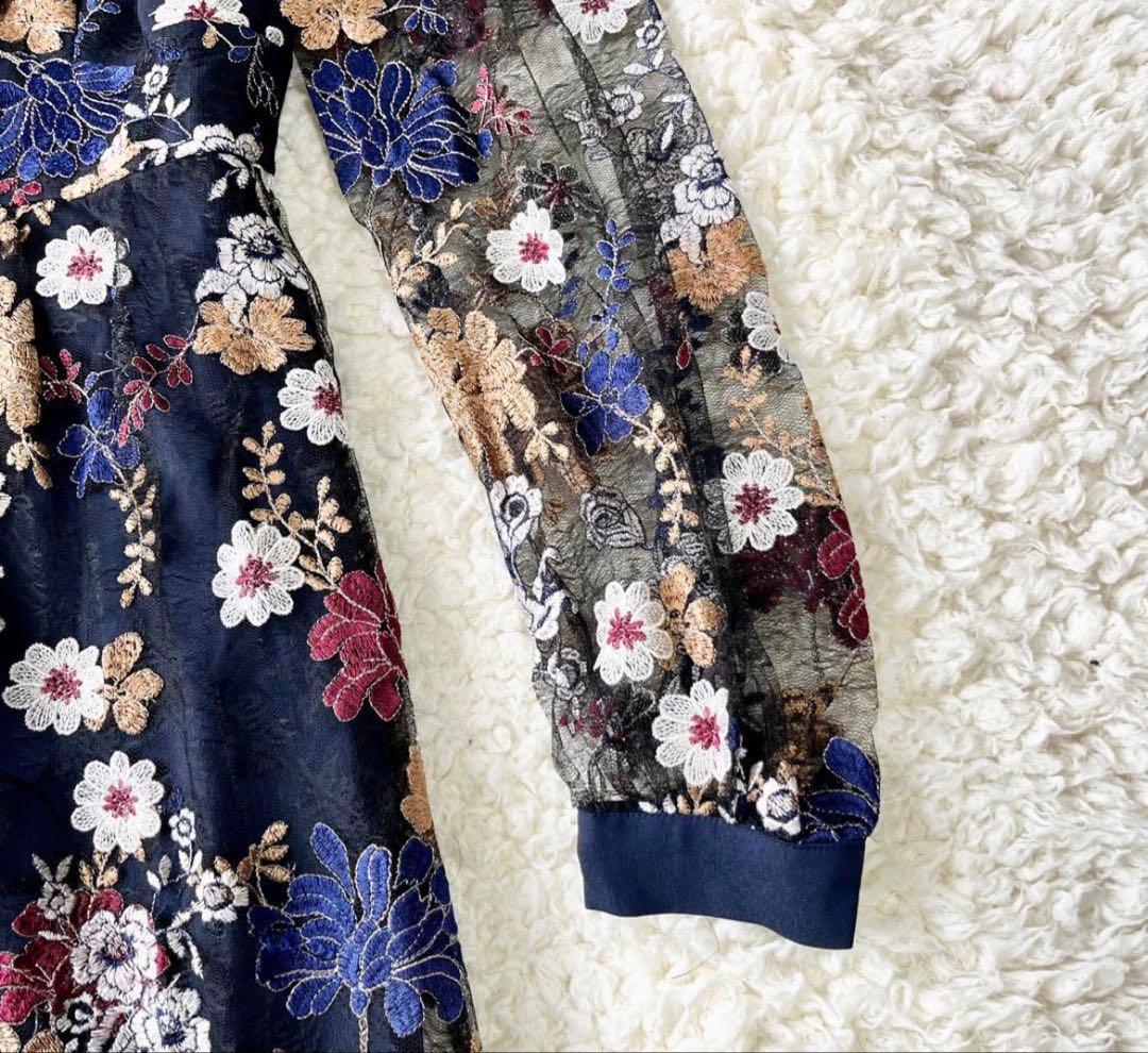 ♡*♡様 Grace continental 花柄刺繍 ロングワンピース※マーク