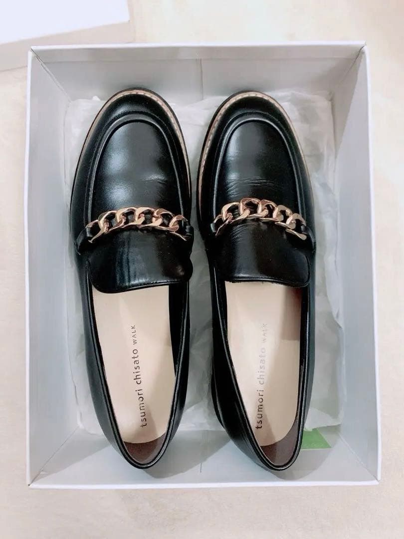 ツモリチサトウォーク tsumorichisato WALK チェーンローファー