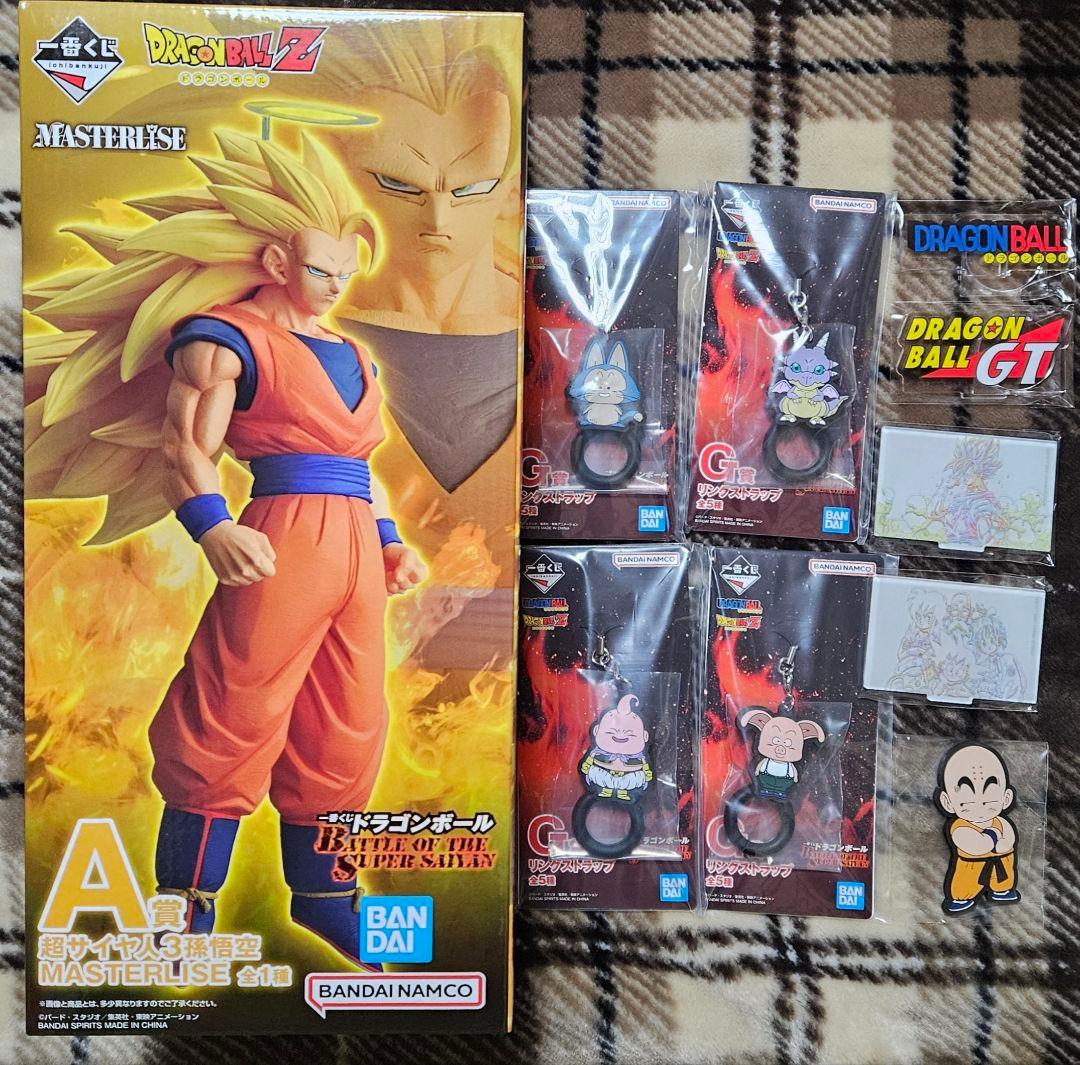 ドラゴンボール 一番くじ A賞超サイヤ人3孫悟空MASTERLISE　他
