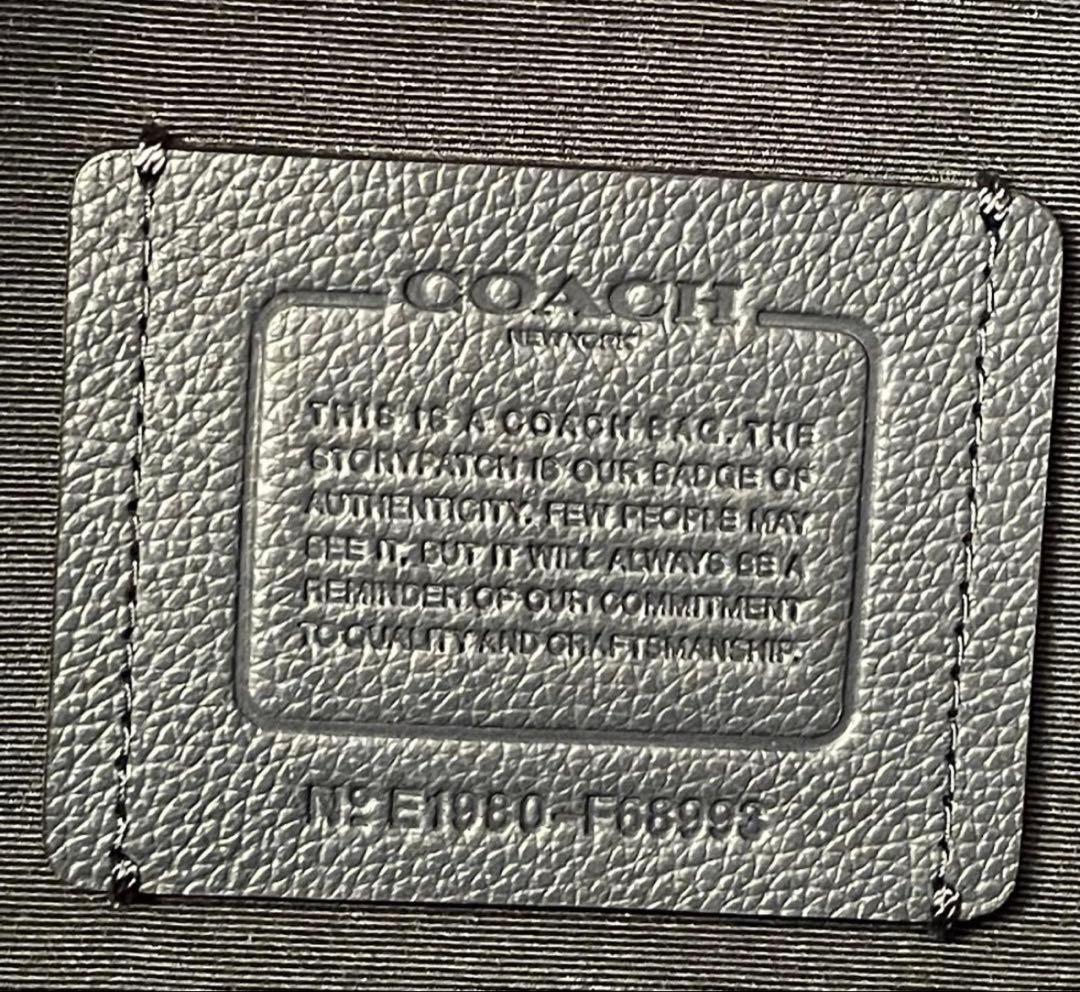 コーチ リュック ネイビー F68993