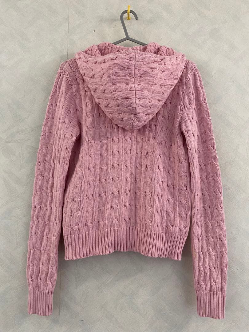 RALPH LAUREN SPORT ケーブルニット パーカー M レディース