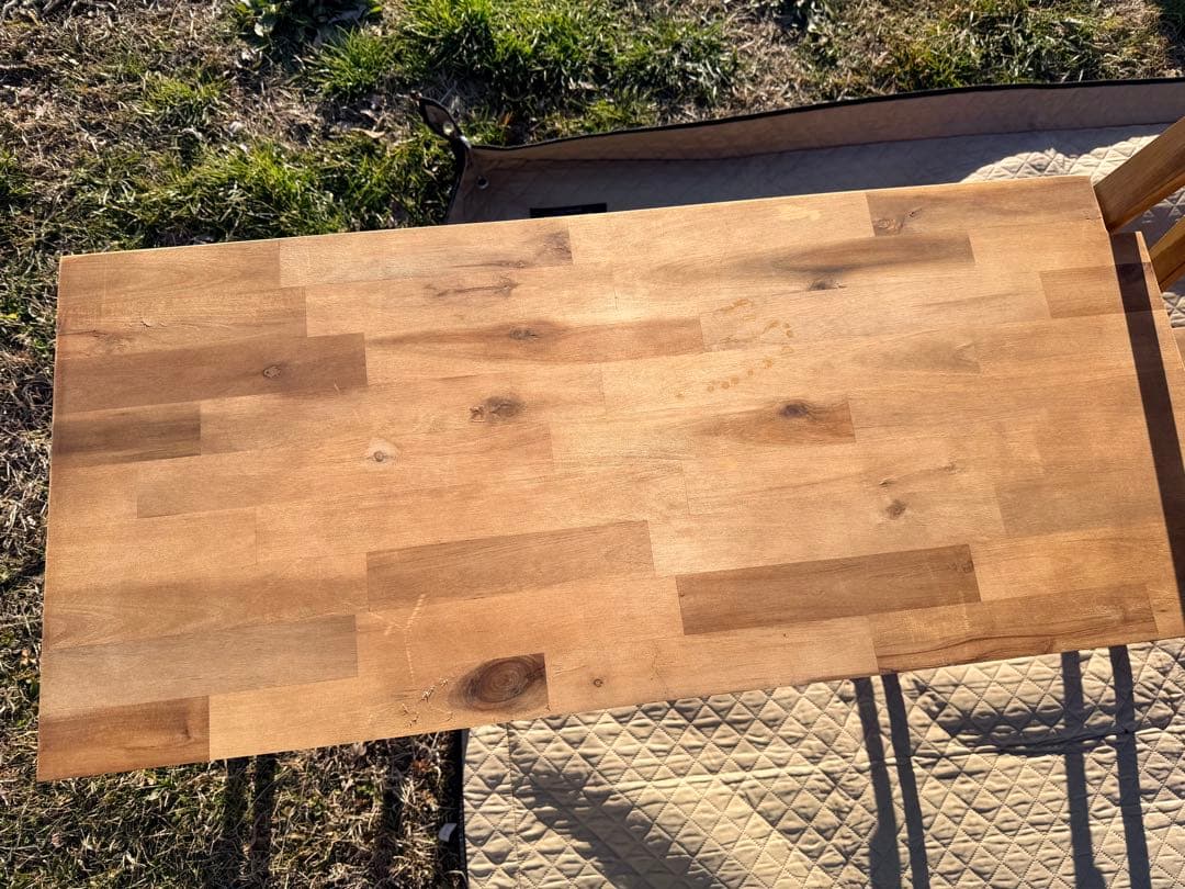 ベルVISION PEAKS アカシアキッチンラック、オプションテーブル×