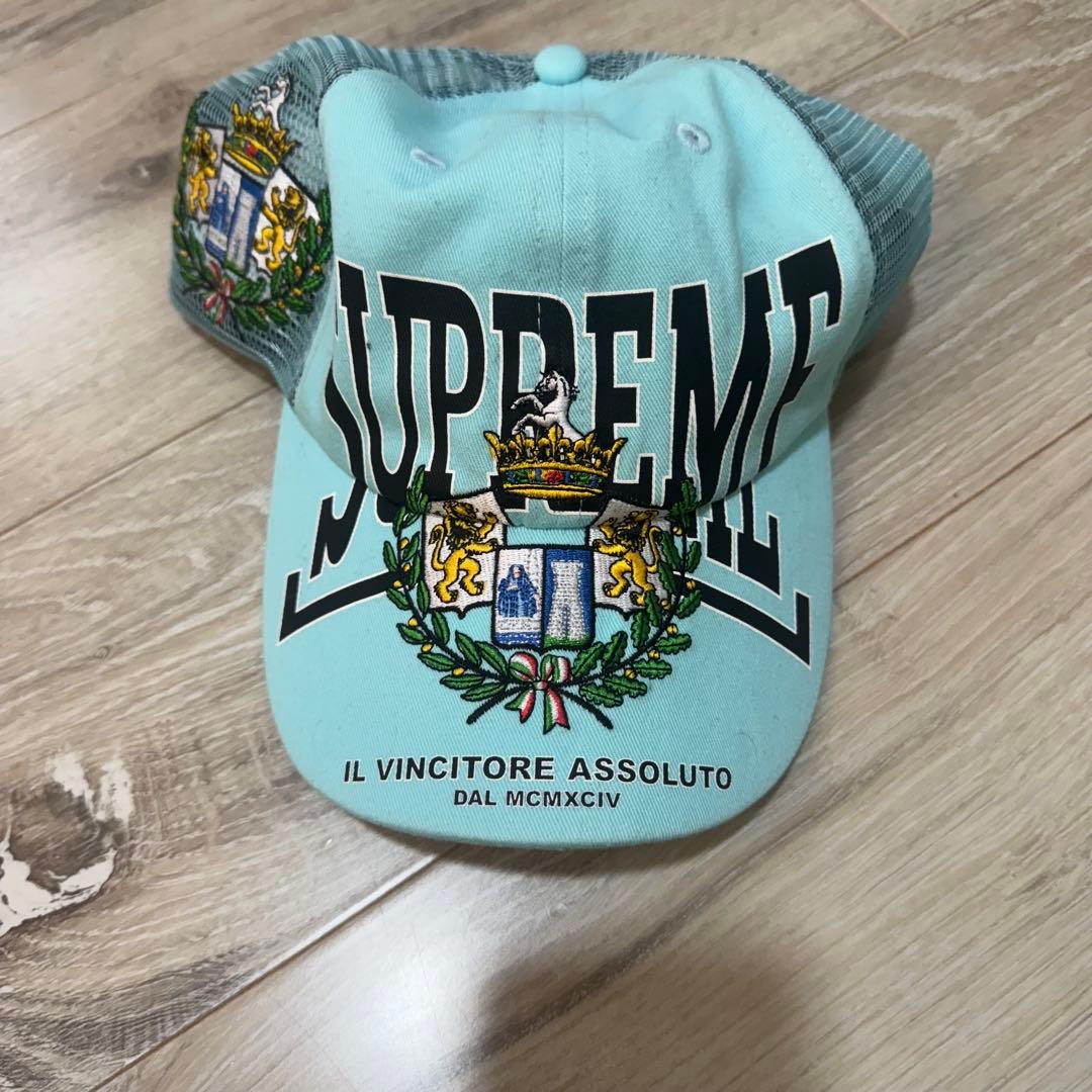 帽子 Supreme Crest Mesh Back 6-Panel 25aw