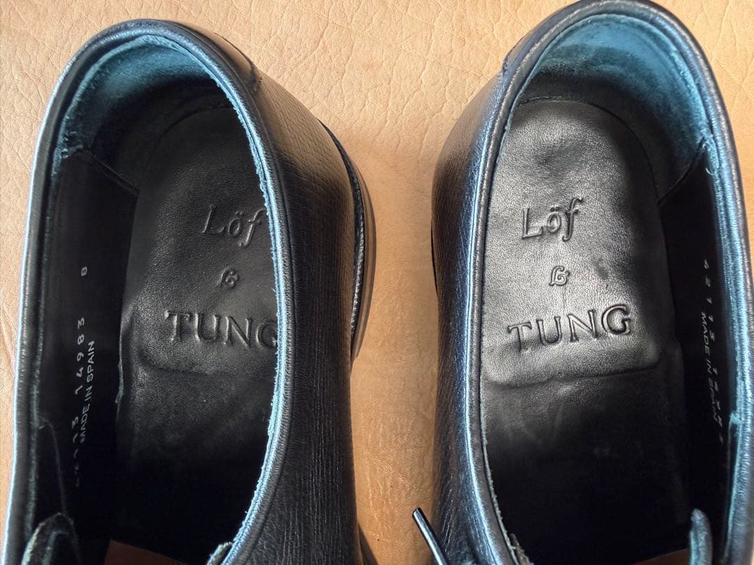 Löf & Tung ローフ & トゥング プレーントゥ ユタカーフ