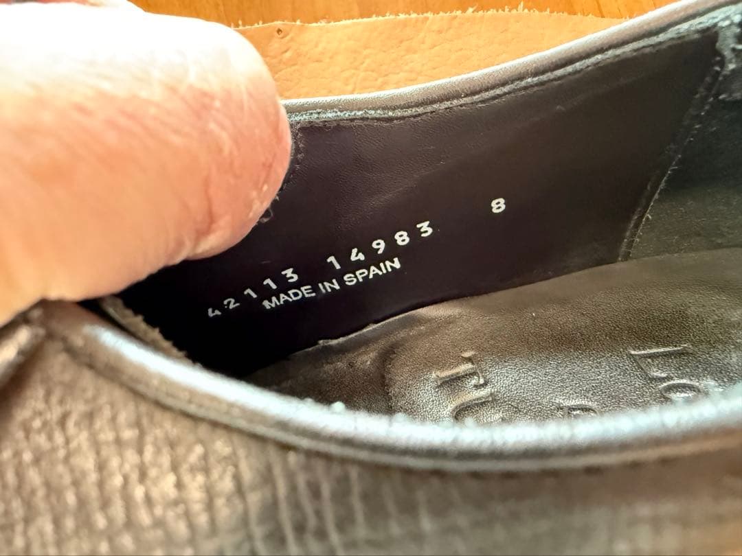 Löf & Tung ローフ & トゥング プレーントゥ ユタカーフ