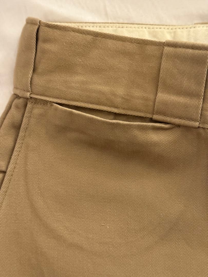 Dickies 刺繍タグ 茶タグ 復刻 ワークパンツ USA製 カーキ 50s