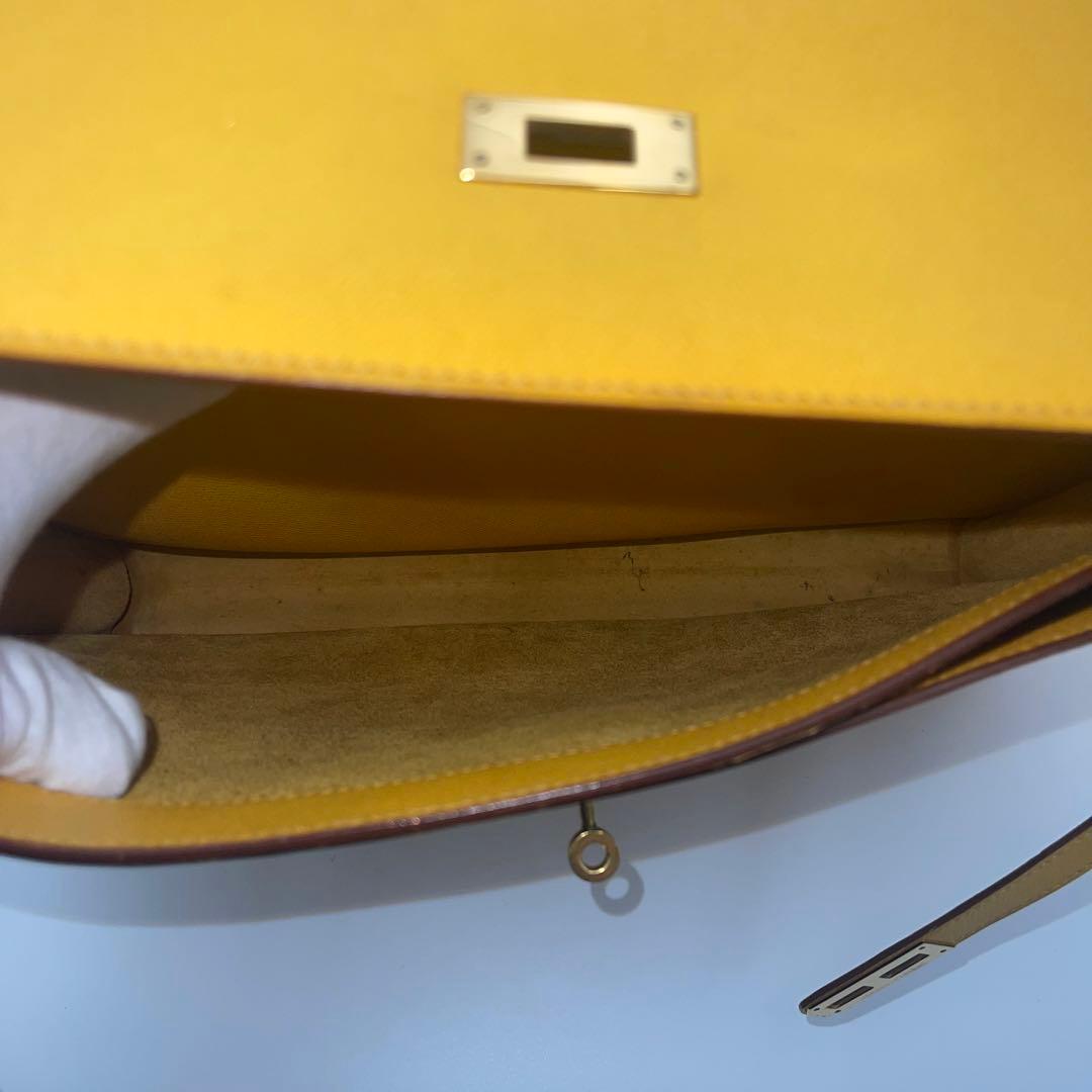 美品✨エルメス　ケリーデペッシュ38 ヴォーエプソン　F刻印　2002年