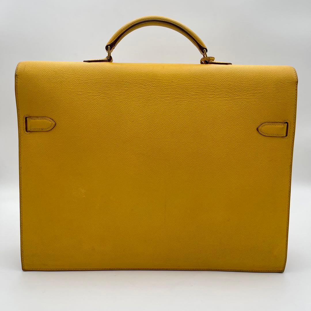 美品✨エルメス　ケリーデペッシュ38 ヴォーエプソン　F刻印　2002年