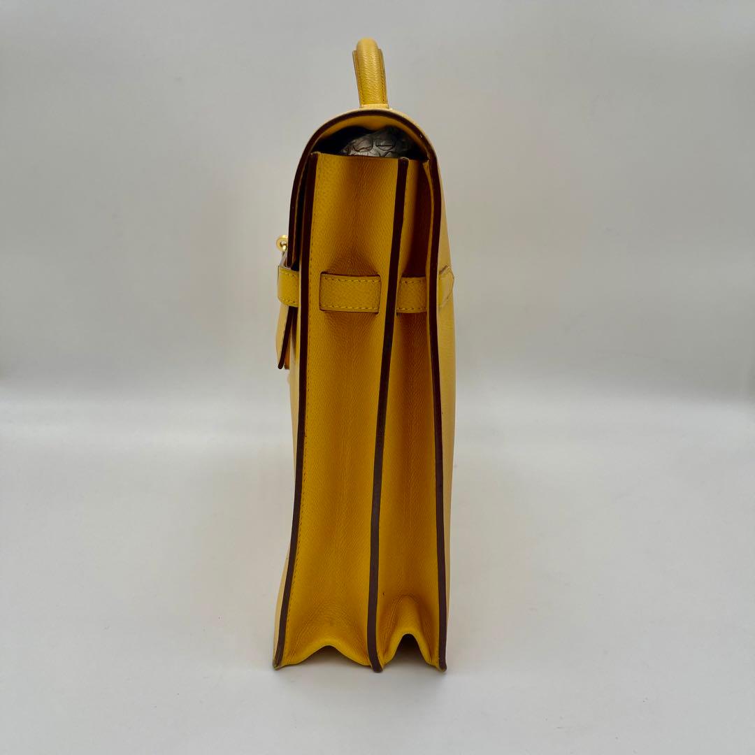 美品✨エルメス　ケリーデペッシュ38 ヴォーエプソン　F刻印　2002年