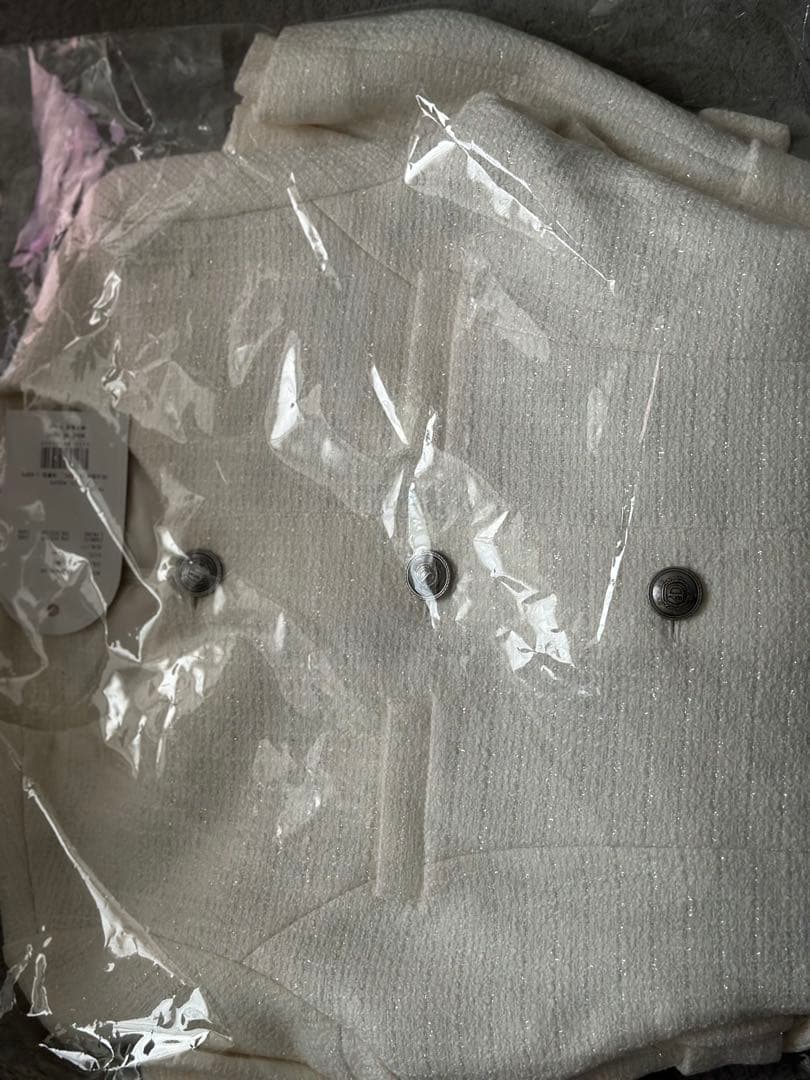 ダーリッチ Darich ボックスプリーツツイードミニワンピース フリー