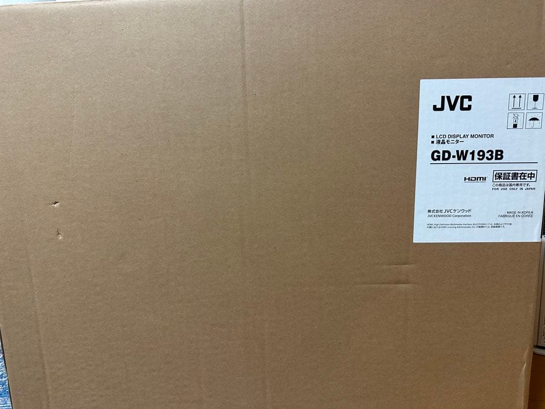 JVC GD-W193B LCDディスプレイモニター