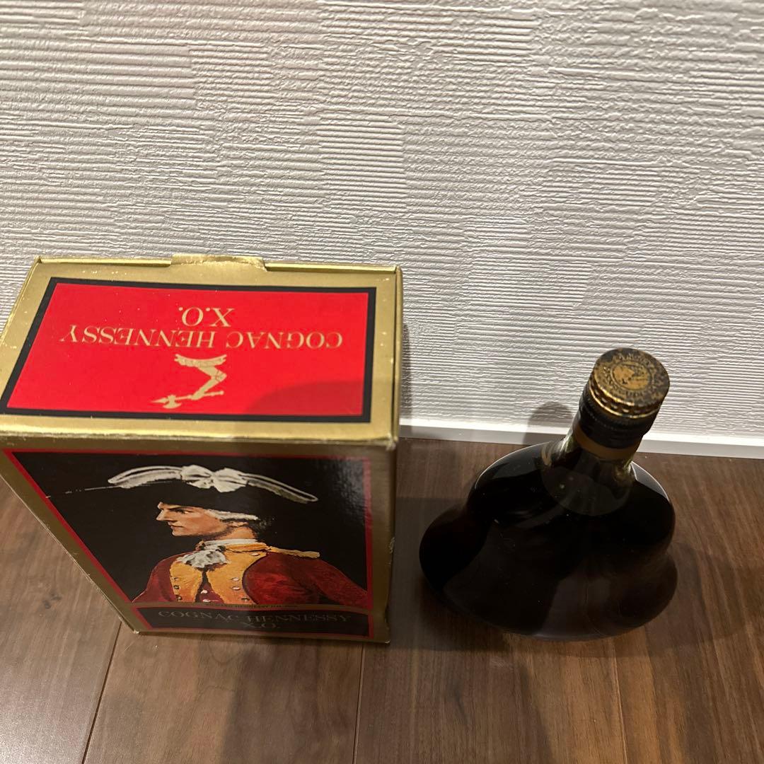 古酒　HENNESSY XO グリーンボトル　金キャップ