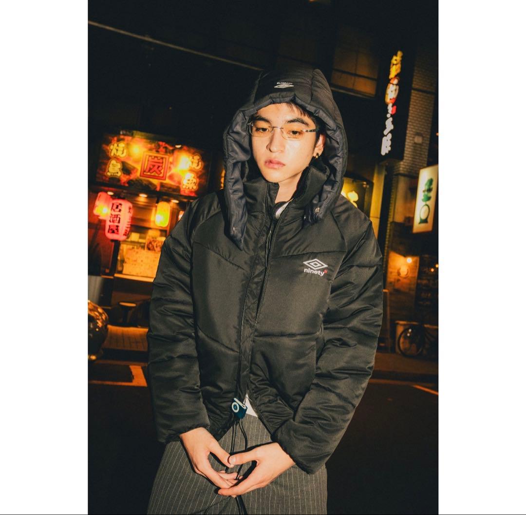【希少・コラボ】9090 umbro Hood Puffer Jacket