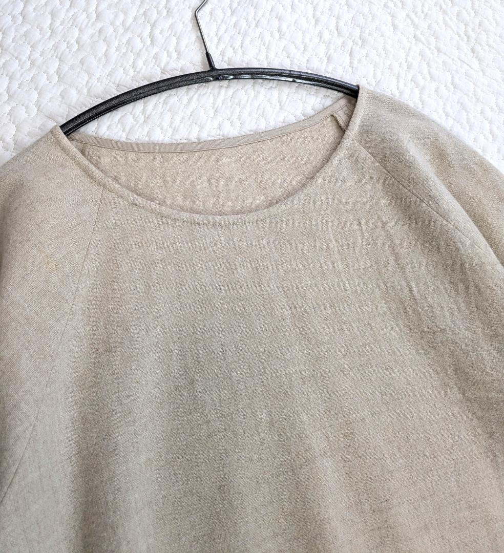 ヨーガンレール☆定番ウールタンブラーAラインOP☆杢ベージュ☆美品です