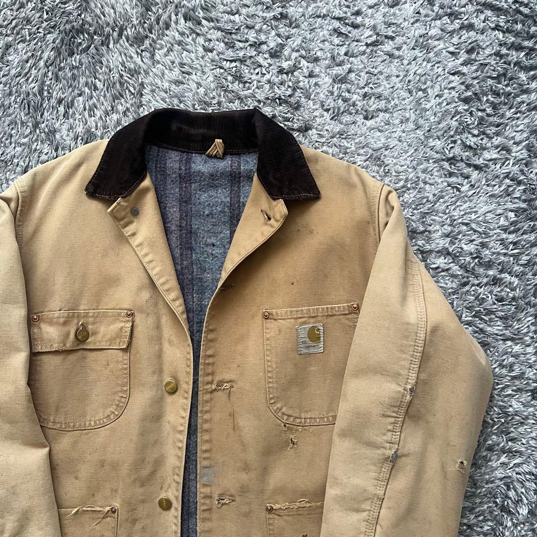 70s カーハート チョアコート 42L ボロ carhartt ジャケット