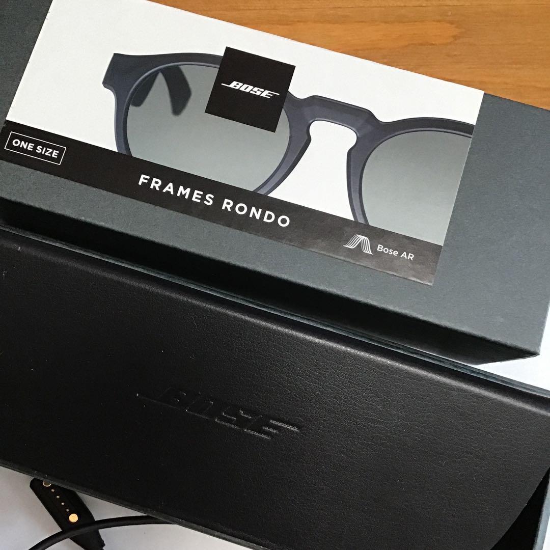 ★美品★替レンズ付き　BOSE FRAMES RONDOスマートグラス