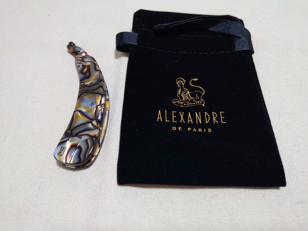 【ALEXANDRE DE PARIS】バナナクリップ　オパール