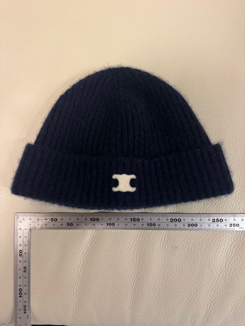 セリーヌ　カシミヤ　ニット帽・ビーニー