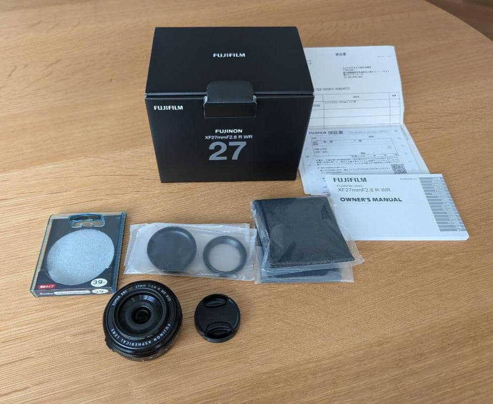 富士フイルム フジノンレンズ XF27mmF2.8 R WR　保証期間内