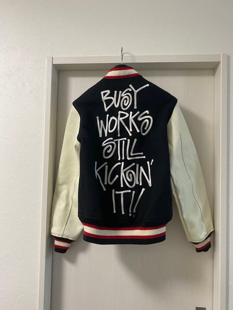 【希少】 STUSSY × A BATHING APE スタジャン S