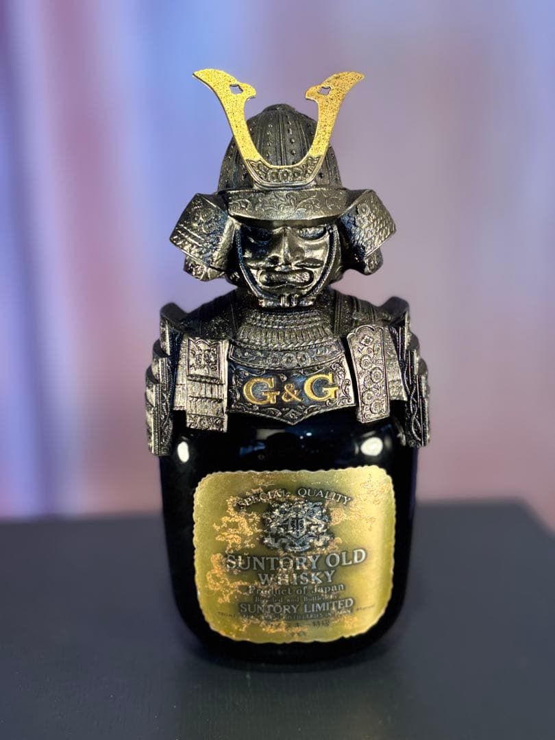 レア飾g&g 戦国武将 鎧兜 サントリー760ml 43度 グレーン