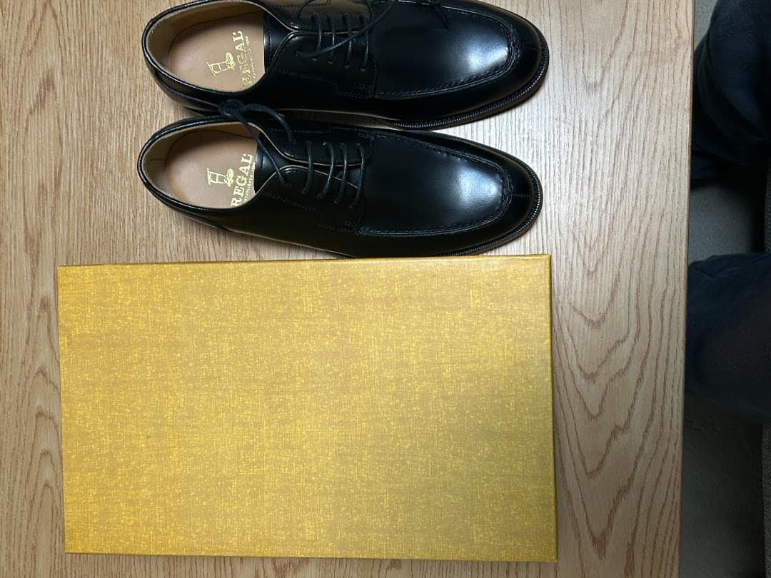 リーガル メンズ　Uチップ　ブラック　24.5cm