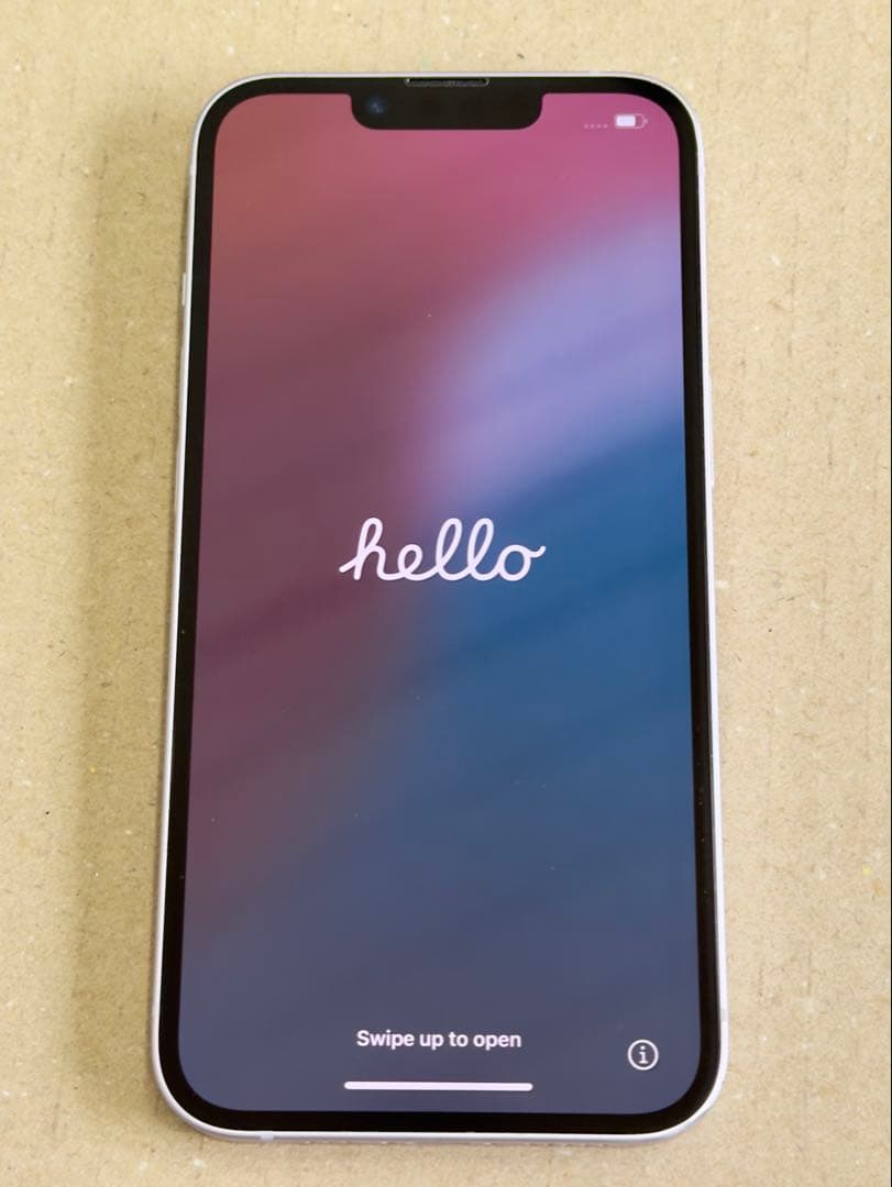 iPhone 14 パープル 128g docomo バッテリー状態87%