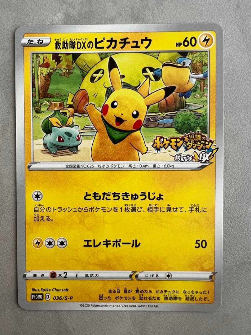 救助隊DXのピカチュウ