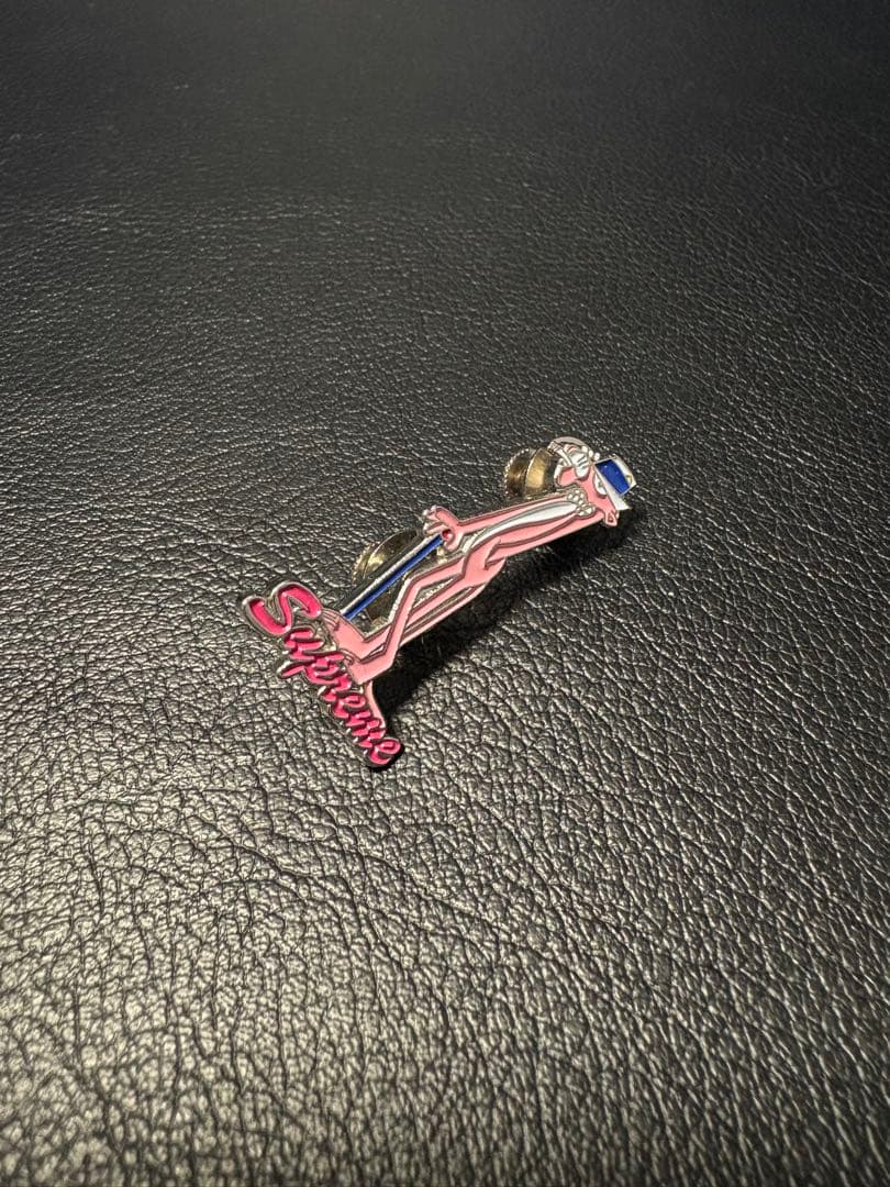 SUPREME×ピンクパンサー ピンバッジ 2014S/S シュプリーム