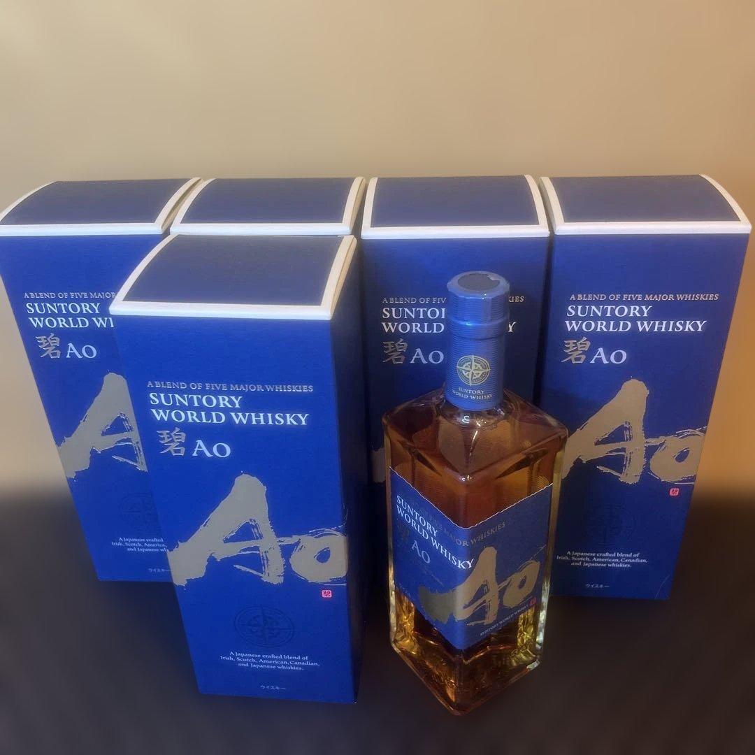 6本セット【新品未開封】ワールドウイスキーAo碧アオ SUNTORY 750ml