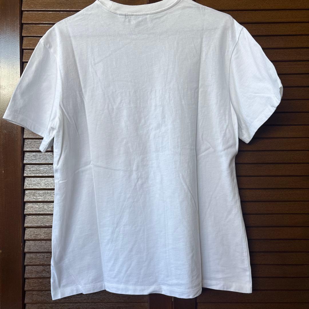 BURBERRY チェックロゴ Tシャツ 白 Mサイズ