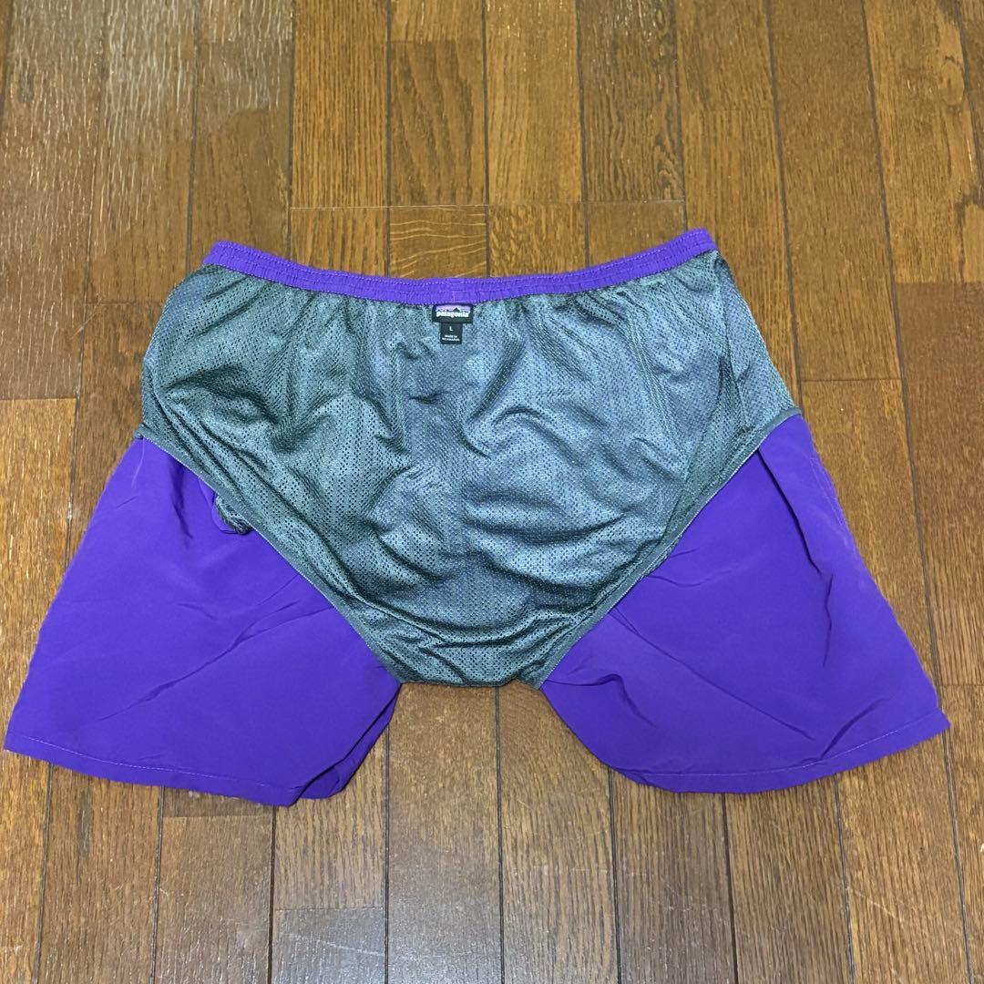 パタゴニア 紫色 パギーショーツ　5インチ