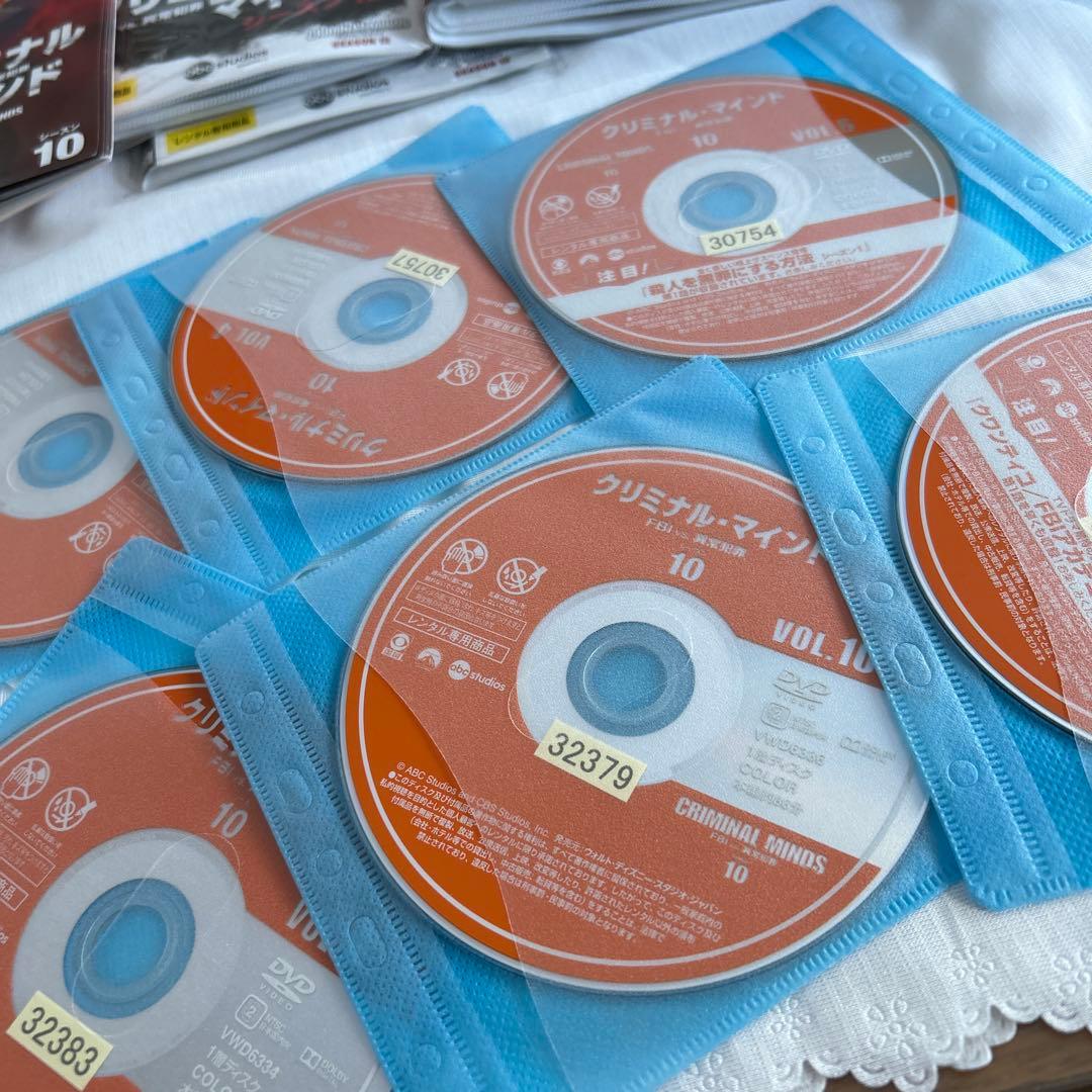 クリミナルマインド シーズン7〜ファイナルDVDセット　途中巻からです。