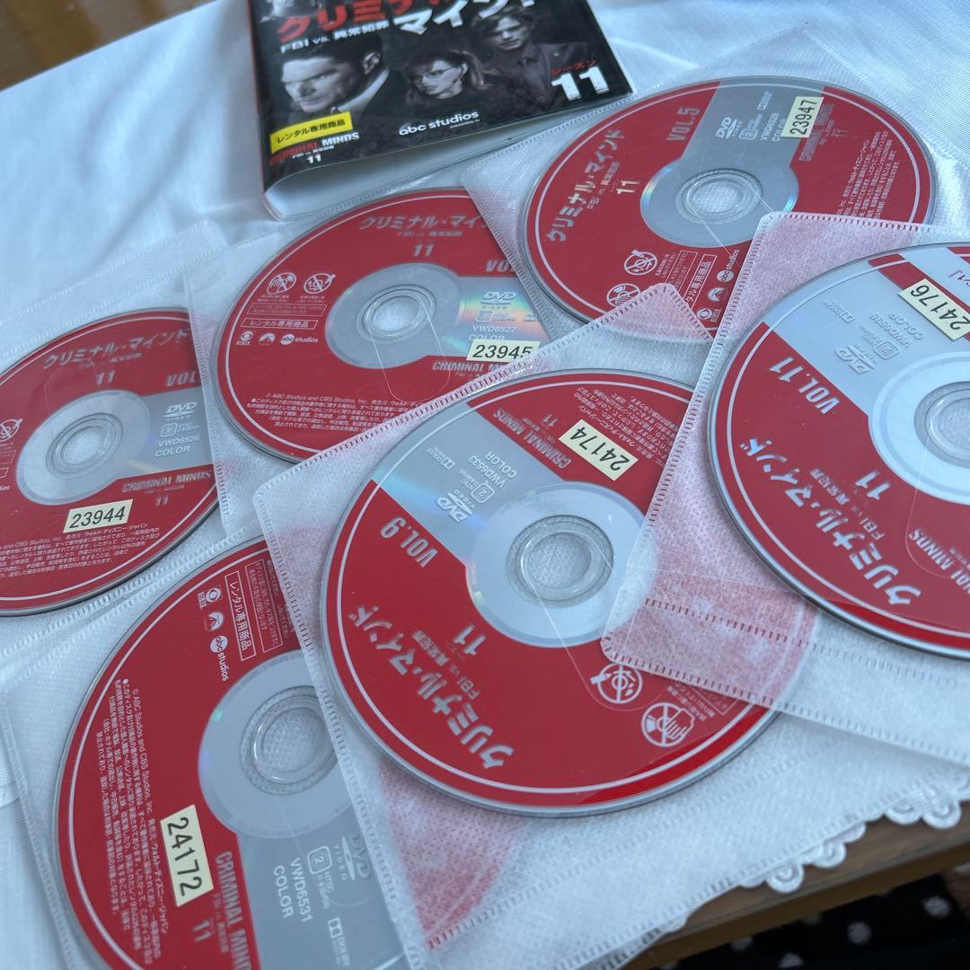 クリミナルマインド シーズン7〜ファイナルDVDセット　途中巻からです。