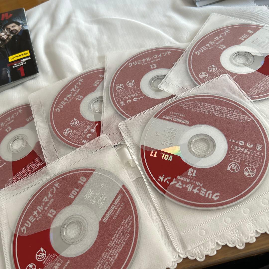クリミナルマインド シーズン7〜ファイナルDVDセット　途中巻からです。